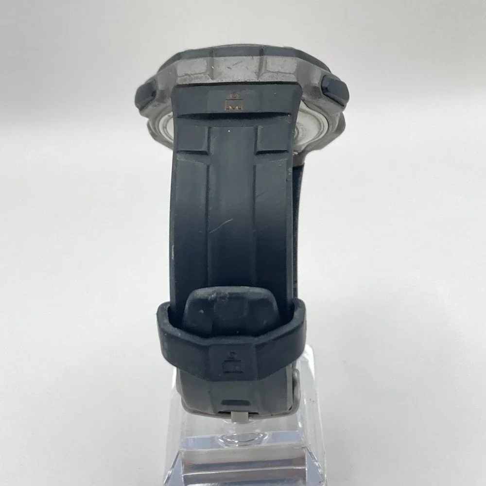 Timex Ironman Men's Watch Digital Gray Black Indiglo 30 Lap Chrono New Battery